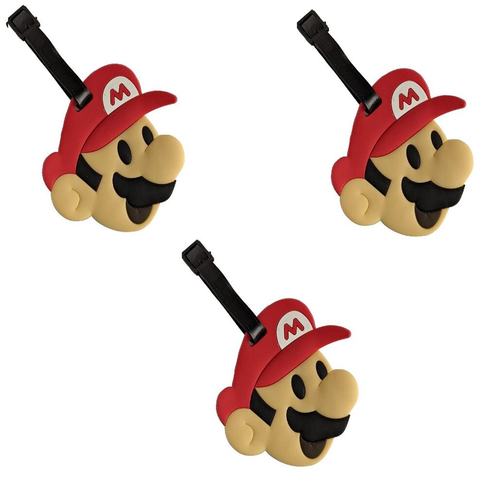 Bundle 3 Super Mario Luggage ID Tags